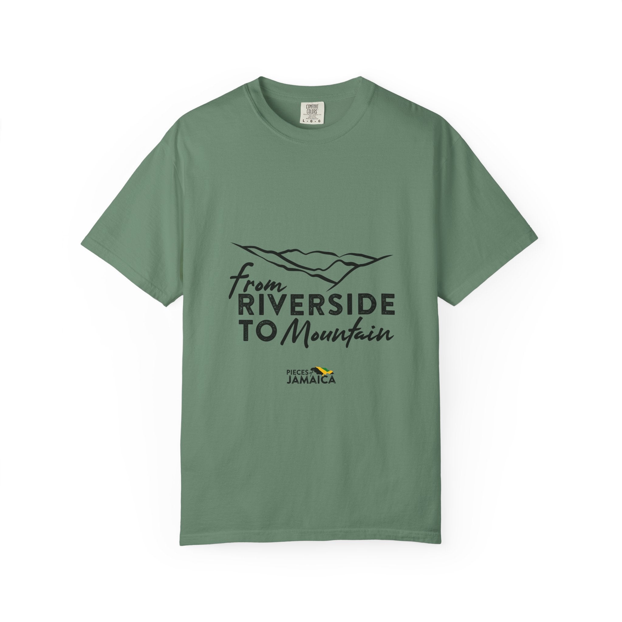 From Riverside to Mountain T-Shirt — Jamaica Travel Adventure Tee