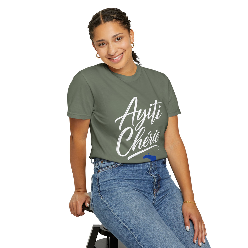 Haiti Ayiti Cherie Flag T-Shirt — Creole Pride Tee