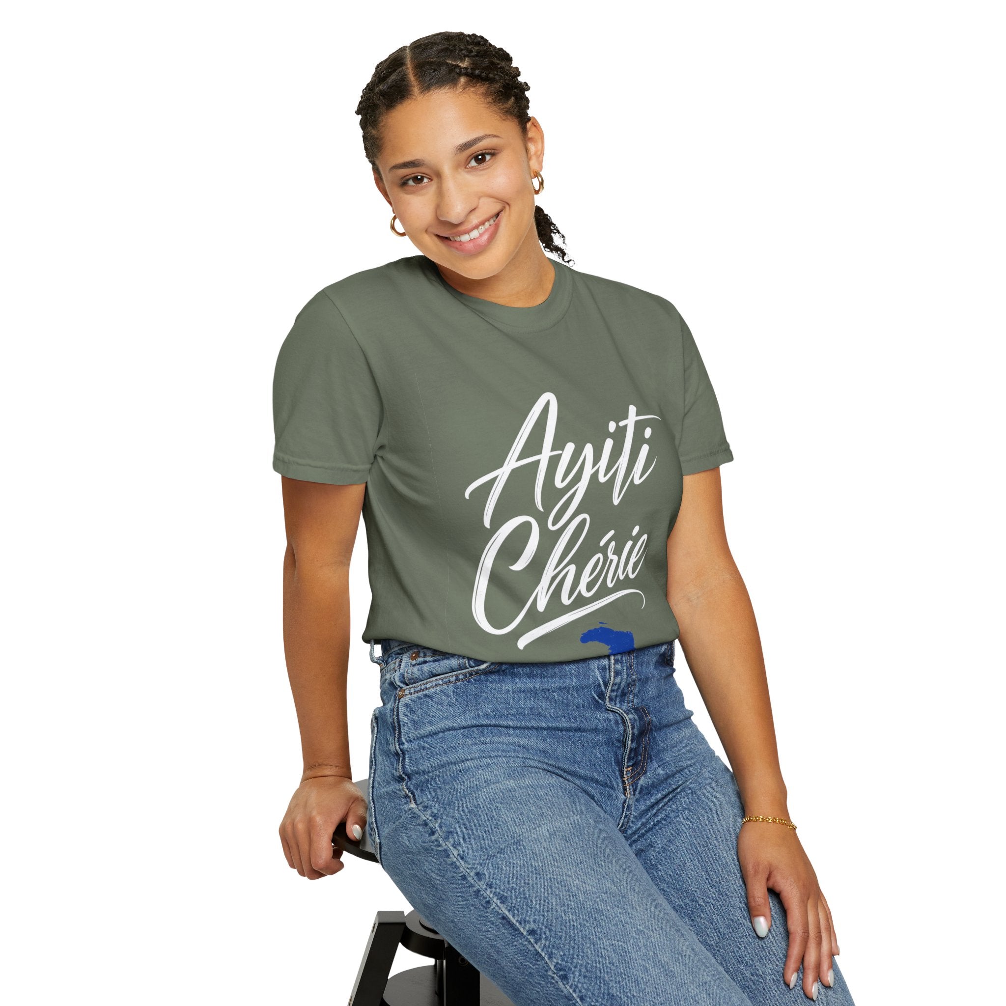 Haiti Ayiti Cherie Flag T-Shirt — Creole Pride Tee