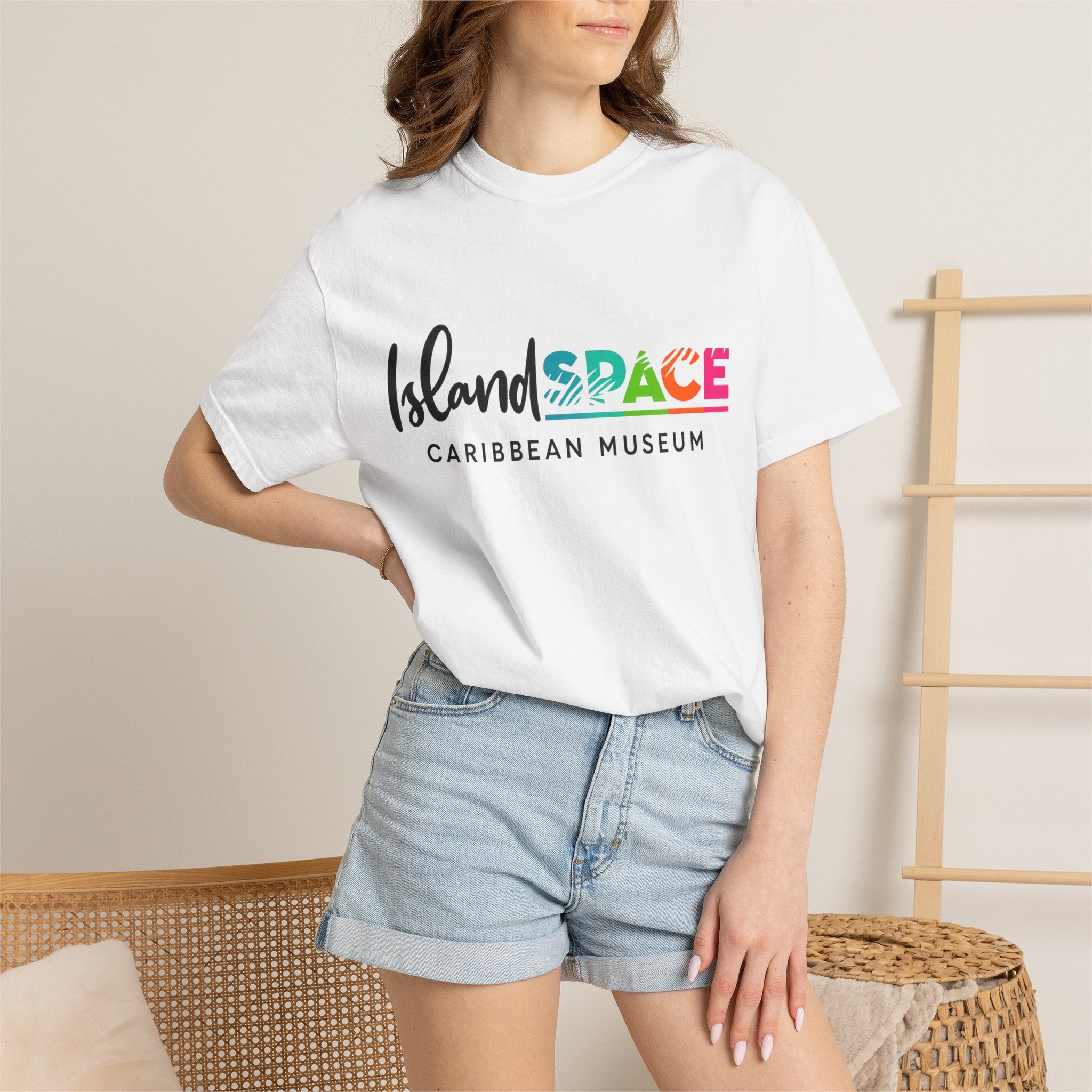 Island Space Caribbean Museum T-Shirt — Colorful Logo Tee