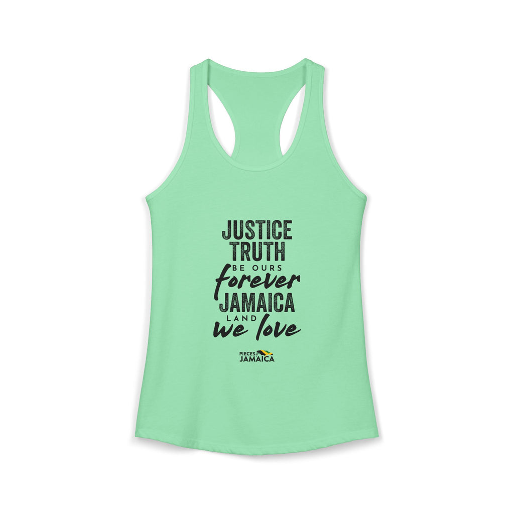 Women's Justice Truth Be Ours Forever Racerback Tank