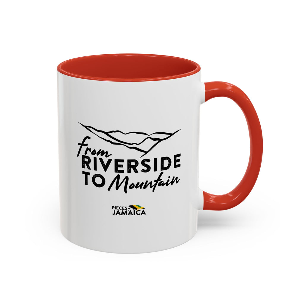 From Riverside to Mountain Accent Coffee Mug — Jamaica Nostalgia, Travel & Nature Gift (11/15oz)
