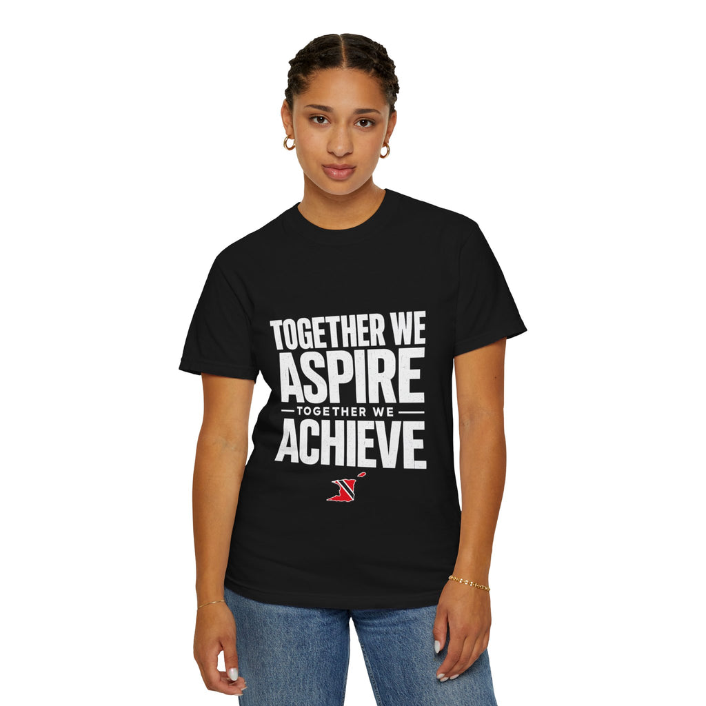 Aspire Achieve Motivational T-Shirt — "Together We Aspire, Together We Achieve"