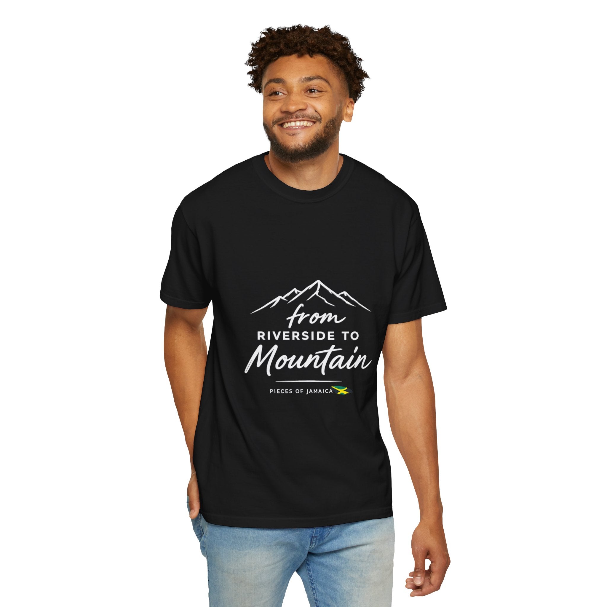 Unisex Garment-Dyed T-shirt - From Riverside to Mountain