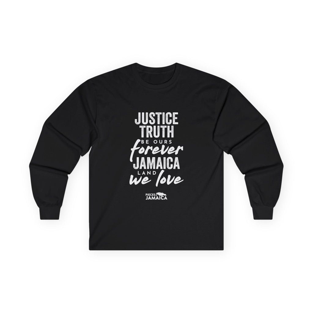 Justice Truth Forever Jamaica Long Sleeve Tee