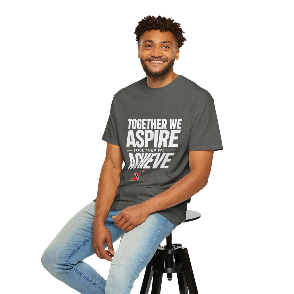 Aspire Achieve Motivational T-Shirt — "Together We Aspire, Together We Achieve"