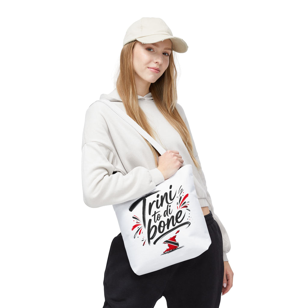 Trini To Di Bone Tote Bag — Trinidad Pride Canvas Shopper