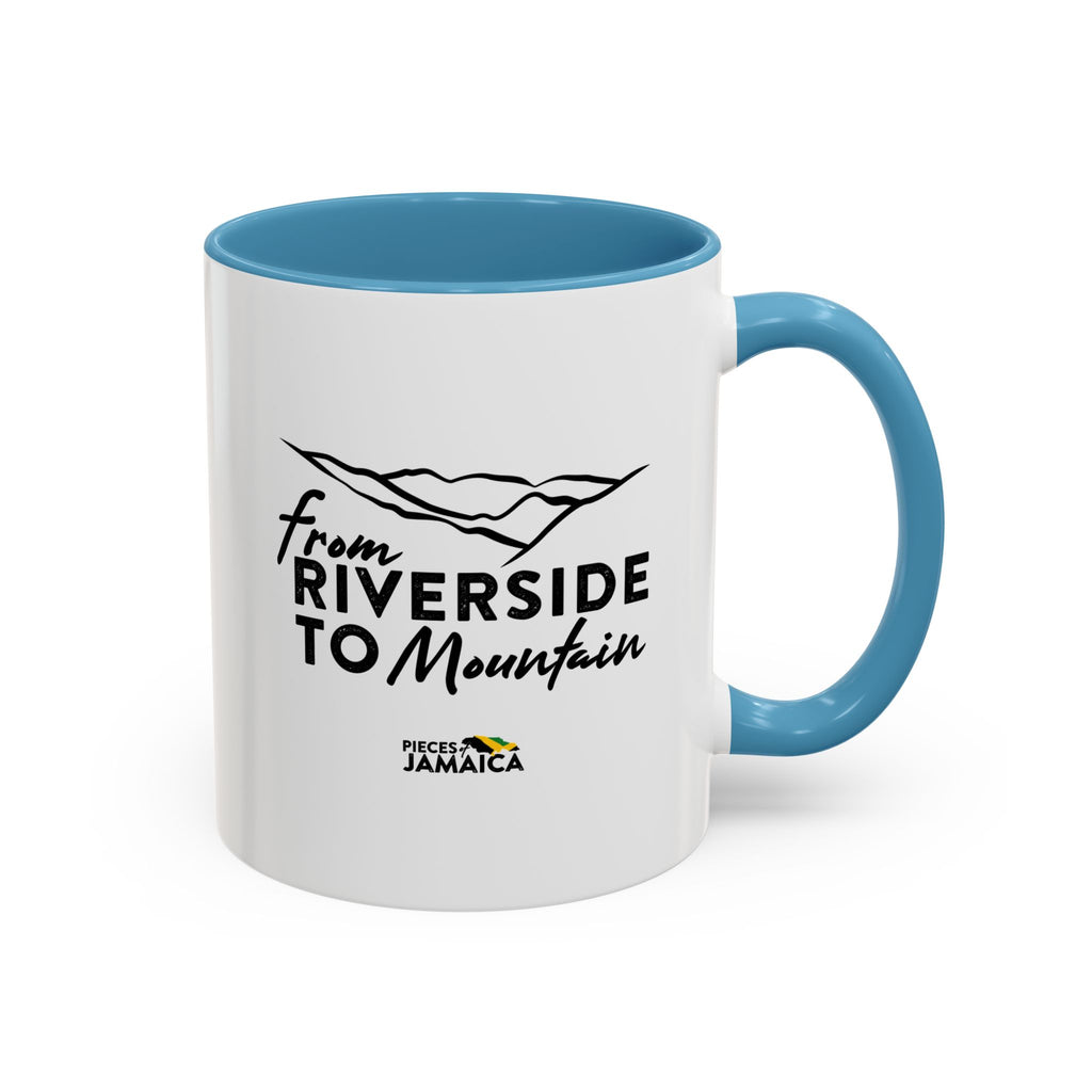 From Riverside to Mountain Accent Coffee Mug — Jamaica Nostalgia, Travel & Nature Gift (11/15oz)