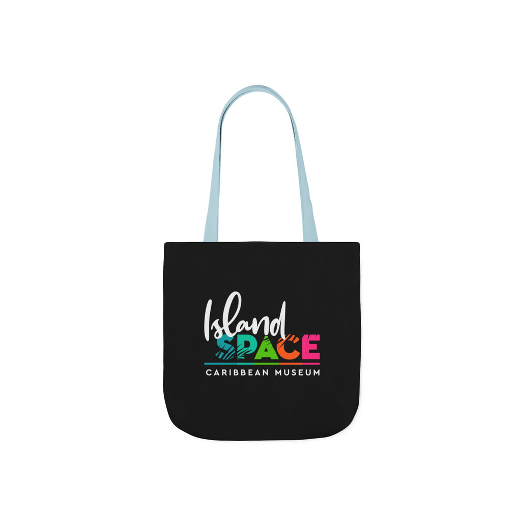 Island Space Caribbean Museum Canvas Tote Bag — Colorful Logo Beach Market Tote