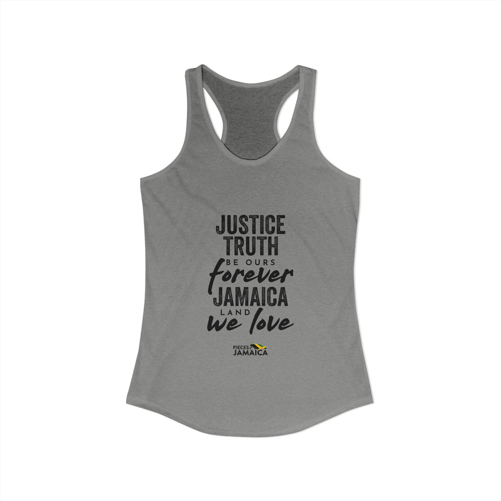 Women's Justice Truth Be Ours Forever Racerback Tank