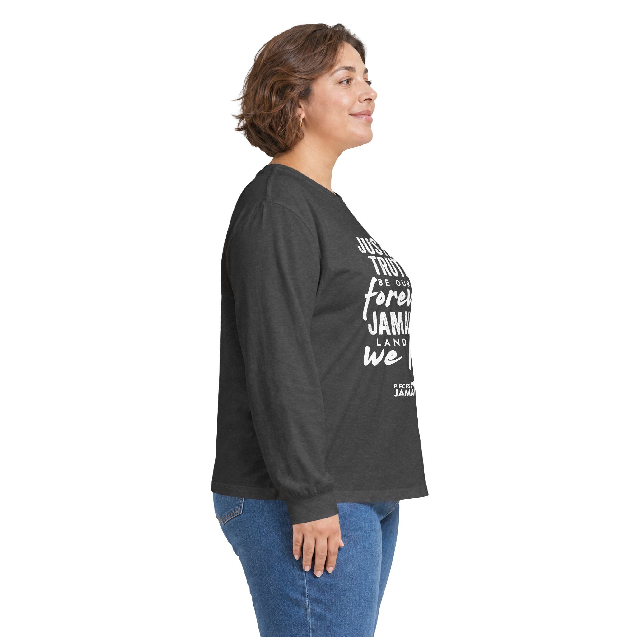 Justice Truth Forever Jamaica Long Sleeve Tee