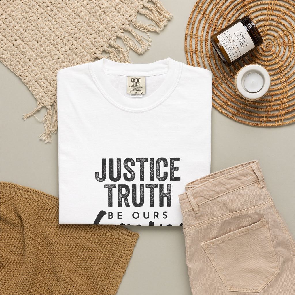 Jamaica 'Justice • Truth • Be Ours Forever' Graphic T-Shirt